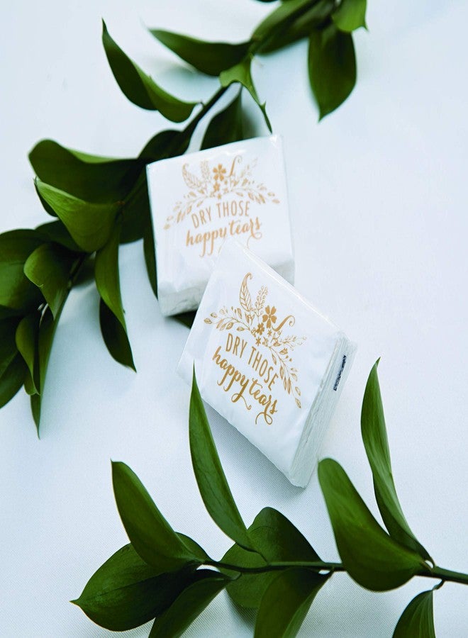 Fun Express Wedding Happy Tears Tissue Favor Packs -"Dry Those Happy Tears"- 10 per Set - Wedding Favors, Gift, Destination & Rustic Wedding - Image 2